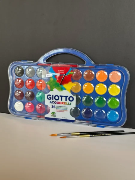 Giotto Acuarela X 36 Col. + Pincel