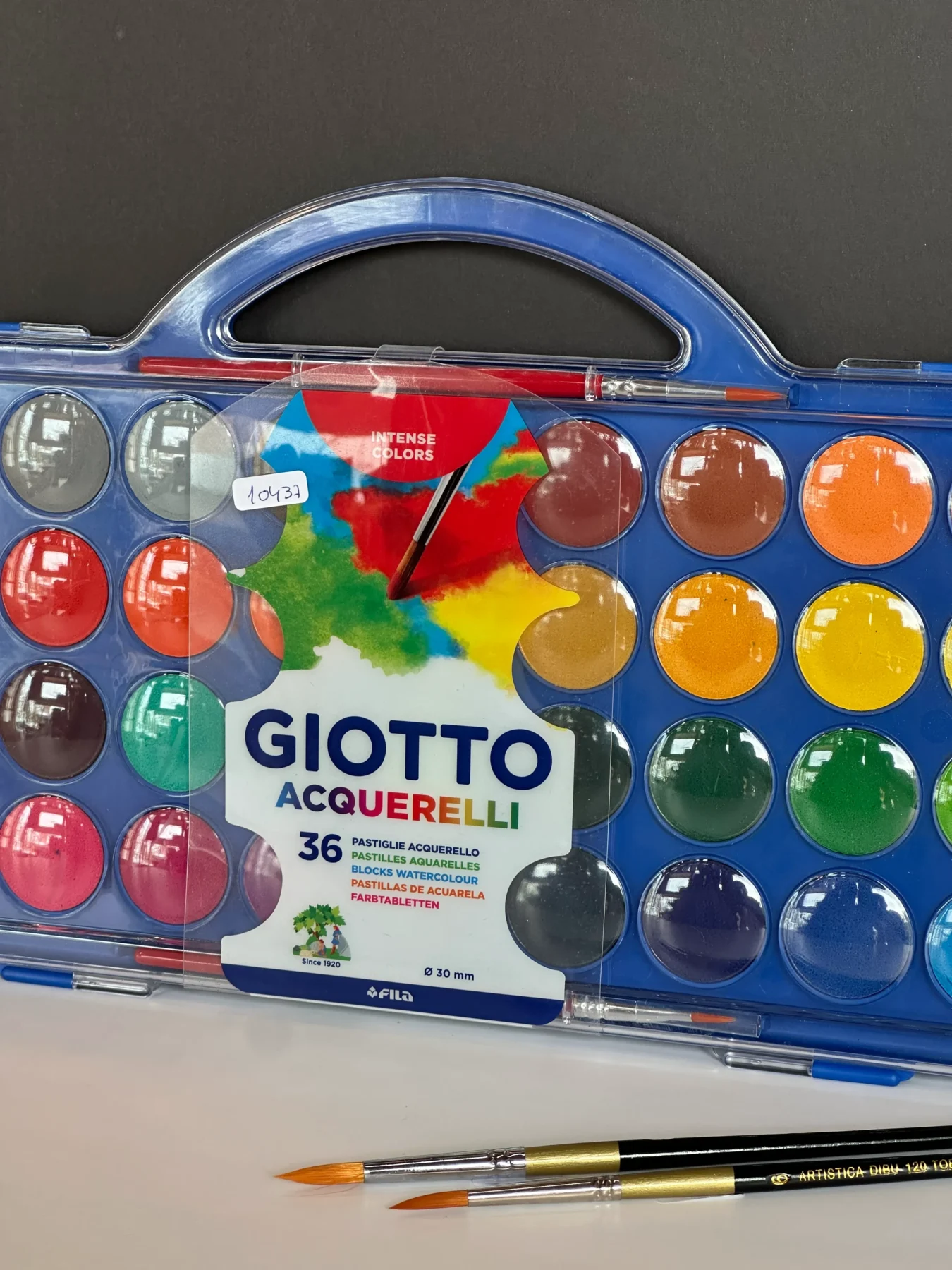 Giotto Acuarela X 36 Col. + Pincel