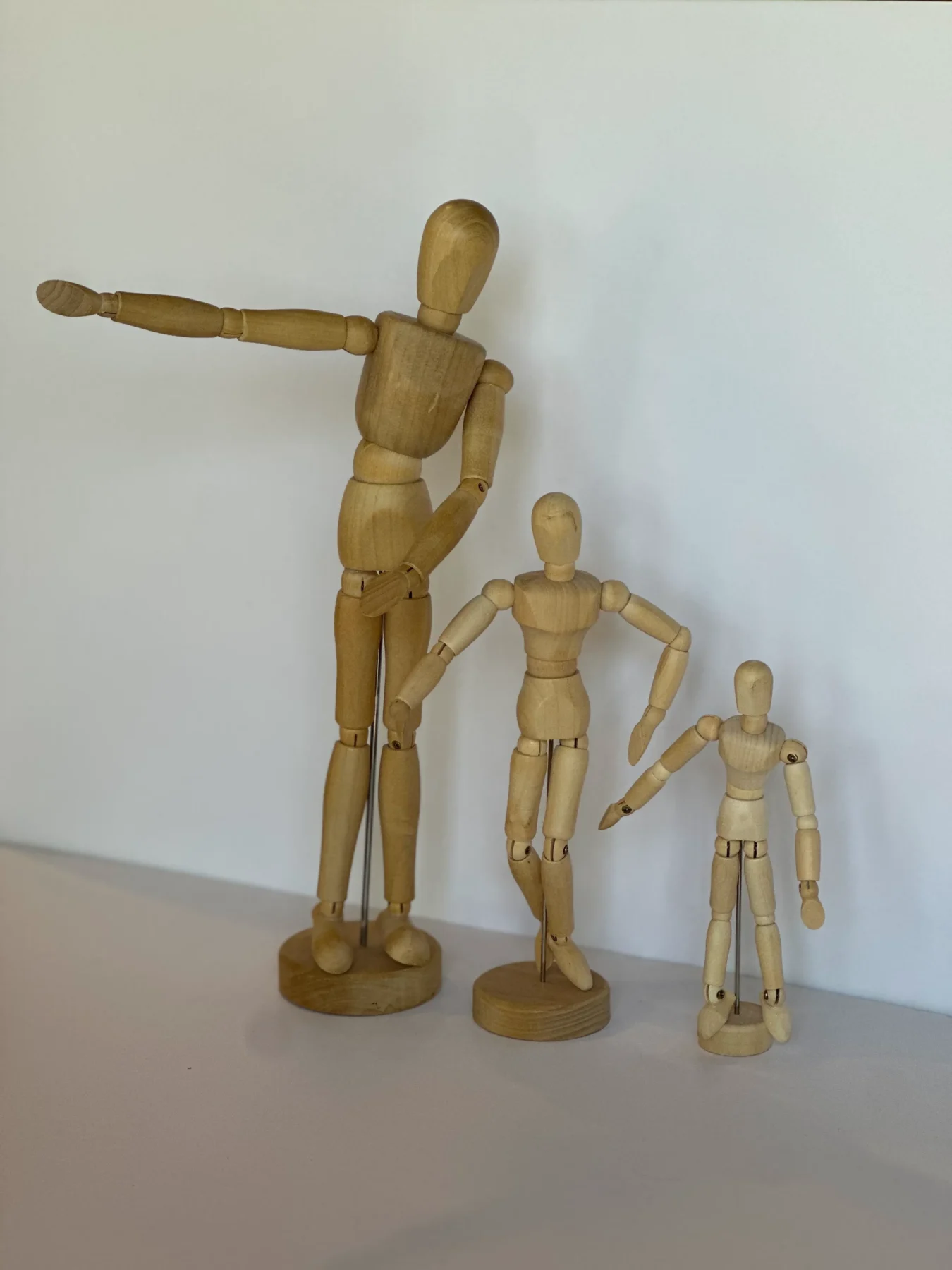 Ad muñeco articulado madera 14cm
